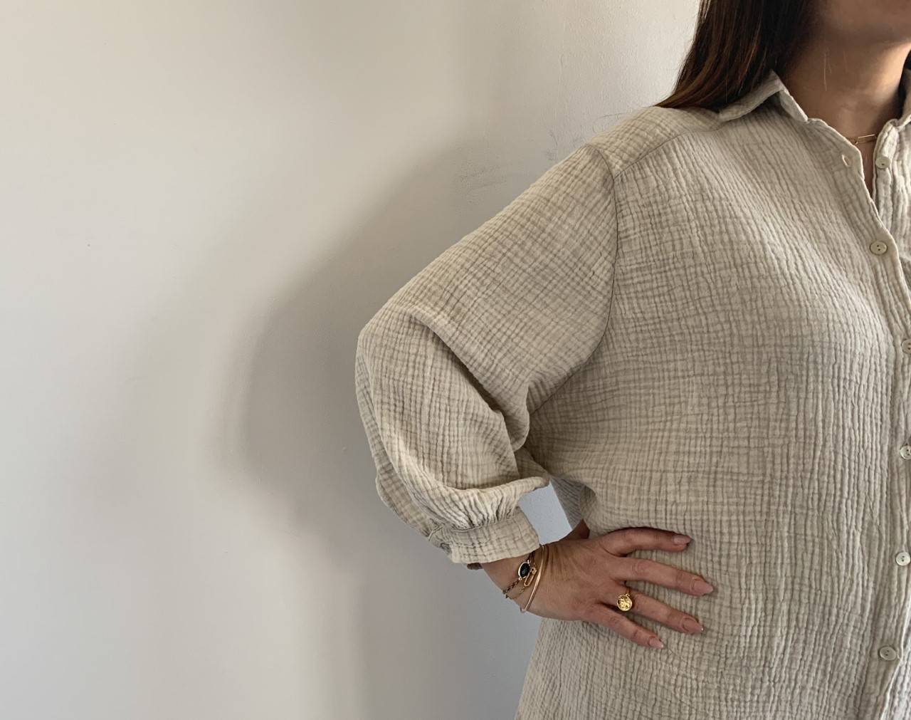 Chemise Pablo en gaz de coton - Sabinyourcloset
